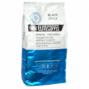 Кофе ELITECOFFEE Black в зернах 1 кг. Photo 3