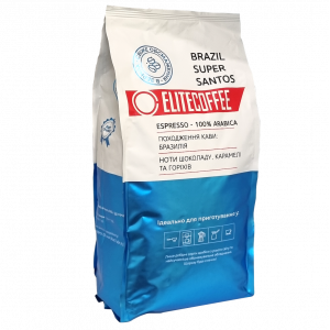 Кофе ELITECOFFEE Brazil Super Santos в зернах 1 кг. Photo 3