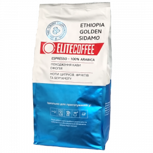 Кофе ELITECOFFEE ETHIOPIA GOLDEN SIDAMO в зернах 1 кг
