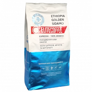 Кофе ELITECOFFEE ETHIOPIA GOLDEN SIDAMO в зернах 1 кг. Photo 3