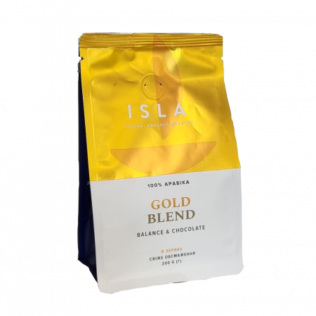 Кофе ISLA GOLD BLEND в зернах 200 г